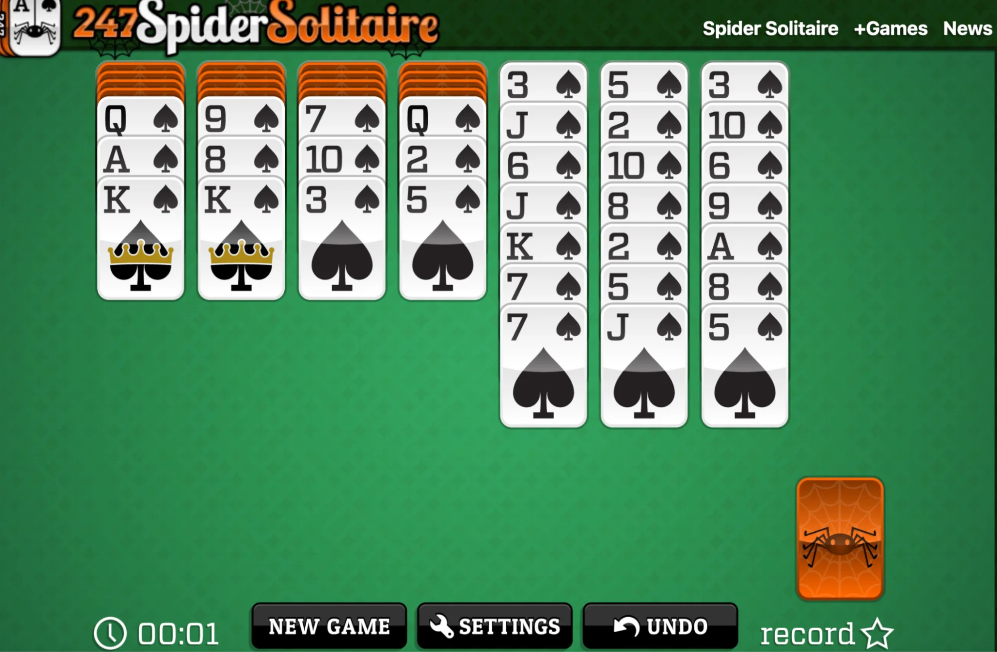 Solitaire marble game